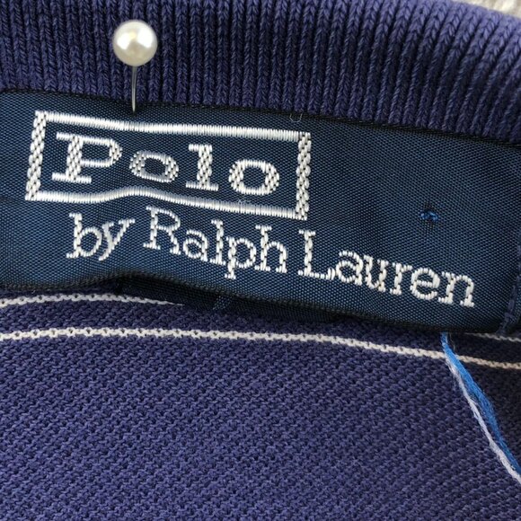 Polo Ralph Lauren Mens Shirts Large Lot Of Two Striped Polo & Pocket Tee Casual - Picture 5 of 9